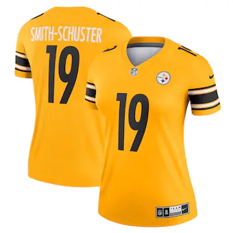 womens nike juju smith schuster gold pittsburgh steelers in